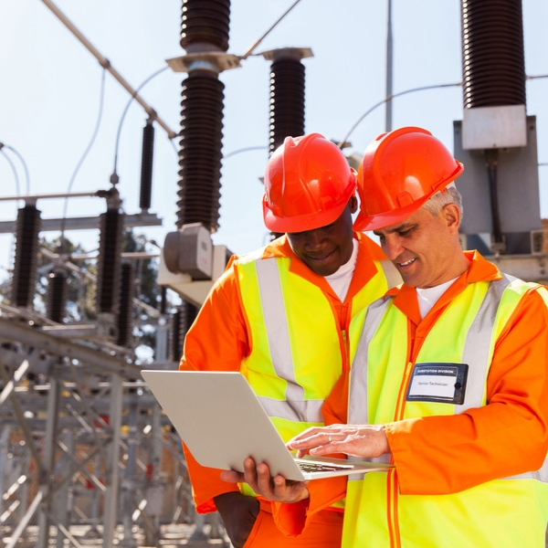 Electricity grid workers