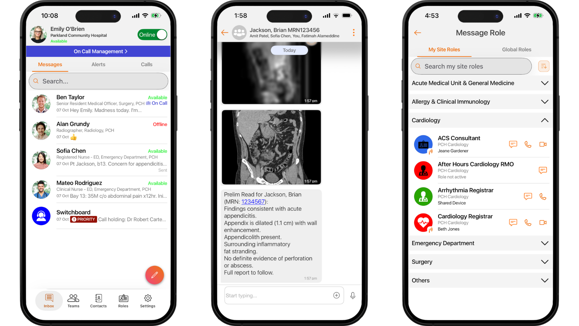 Three screenshots of Ikonix Connect