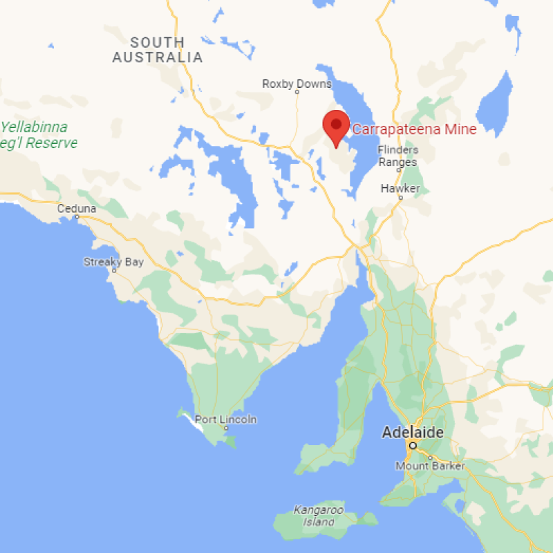 BHP site location from Google Maps