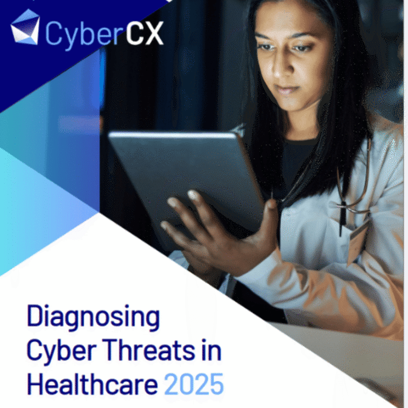 Cyber CX Diagnosing Cyber Threats in healthcare 2025 cover adaptation