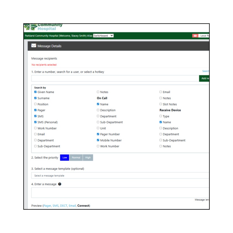 Search Options Selected 2k